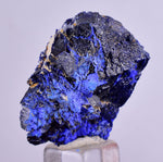 3.1cms GEM AZURITE CRYSTALS Morocco Royal Blue Color Shsrp Shiny Mineral Specimen U601
