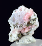 1.5cms RHODOCHROSITE FLUORITE PYRITE Crystal Rhombohedral Wuzhou Guangxi China Mineral Specimen R768