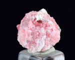 1.8cms RHODOCHROSITE FLUORITE PYRITE Crystal Rhombohedral Wuzhou Guangxi China Mineral Specimen R775