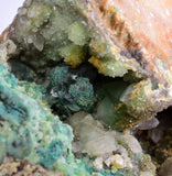 10.4cms GEM SILICA CHRYSOCOLLA Druzy Quartz Lily Mine Peru Mineral Specimen D286