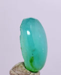 1carats GEM SILICA CHRYSOCOLLA Emeraldine Chalcedony Lily Mine Peru Cabochon Quartz Malachite Emerald Color Jade Color B116