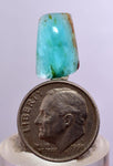 3 carats BLUE OPAL CABOCHON Pendant Wire Wrap Caribean Turquoise Color Peru B119