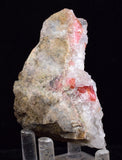 7.6cms GEM RHODOCHROSITE Quartz Crystals Uchucchacua Mineral Specimen R766