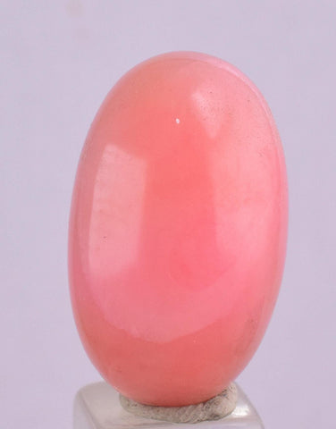17cts PINK OPAL CABOCHON Landscape Jewelry Pendant Coral Color B121