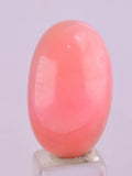 17cts PINK OPAL CABOCHON Landscape Jewelry Pendant Coral Color B121