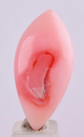 12cts PINK OPAL CABOCHON Landscape Jewelry Pendant Coral Color B122