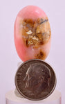 13.5cts PINK OPAL CABOCHON Landscape Jewelry Pendant Coral Color B123