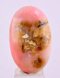 13.5cts PINK OPAL CABOCHON Landscape Jewelry Pendant Coral Color B123