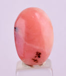 8.5cts PINK OPAL CABOCHON Landscape Jewelry Pendant Coral Color B124