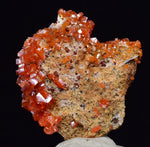 3.7cms VANADINITE CRYSTAL BARITE Mibladen Morocco Miniature Mineral Specimen W50