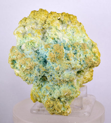8.9cms CHALCANTHITE ALUNOGEN Natural Botryoidal Crystals Peru Translucent Rare For Display F464