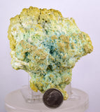 8.9cms CHALCANTHITE ALUNOGEN Natural Botryoidal Crystals Peru Translucent Rare For Display F464