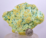 9.7cms CHALCANTHITE ALUNOGEN Natural Botryoidal Crystals Peru Translucent Rare For Display F465
