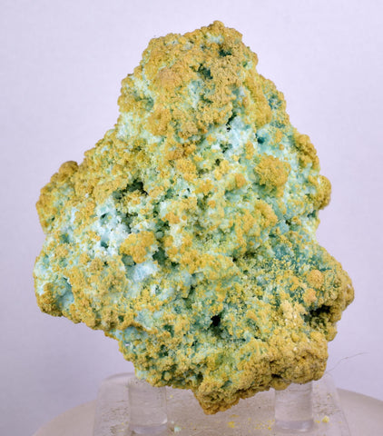 7.1cms CHALCANTHITE ALUNOGEN Natural Botryoidal Crystals Peru Translucent Rare For Display F466
