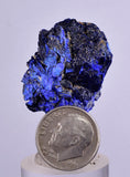 3.1cms GEM AZURITE CRYSTALS Morocco Royal Blue Color Shsrp Shiny Mineral Specimen U601