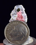 1.5cms RHODOCHROSITE FLUORITE PYRITE Crystal Rhombohedral Wuzhou Guangxi China Mineral Specimen R769