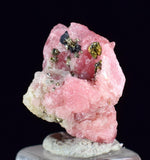 1.6cms RHODOCHROSITE PYRITE Crystal Rhombohedral Wuzhou Guangxi China Mineral Specimen R774