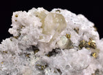 4.4 cms APATITE CALCITE QUARTZ Pyrite Dickite Peru Huanzala A634
