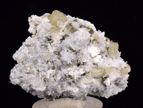 4.4 cms APATITE CALCITE QUARTZ Pyrite Dickite Peru Huanzala A634