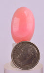 17cts PINK OPAL CABOCHON Landscape Jewelry Pendant Coral Color B121