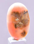 13.5cts PINK OPAL CABOCHON Landscape Jewelry Pendant Coral Color B123
