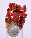 4.2cms VANADINITE CRYSTAL Mibladen Morocco Mineral Specimen W55