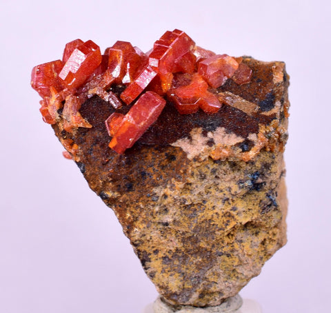 2.8cms VANADINITE CRYSTAL Mibladen Morocco Mineral Specimen W60