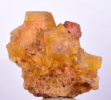 4.4cms GEM YELLOW FLUORITE Shiny Crystal Ahouli Morocco Mineral Specimen K99