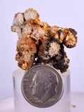 3.3cms RARE WULFENITE BARITE Mini Crystals Alamo Arizona usa Y92