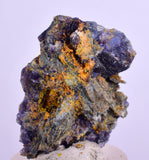 3.2cms RARE WULFENITE FLUORITE Mimetite Mini Crystals Alamo Arizona usa Y93