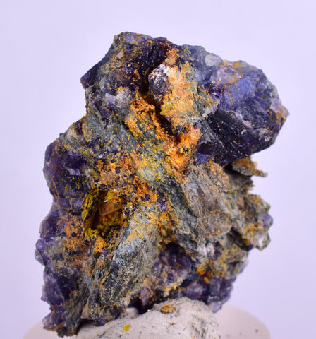 3.2cms RARE WULFENITE FLUORITE Mimetite Mini Crystals Alamo Arizona usa Y93