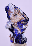 3.4cms GEM AZURITE CRYSTALS Mexico Royal Blue Color Shiny U604