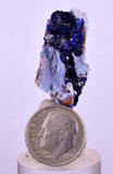 3.4cms GEM AZURITE CRYSTALS Mexico Royal Blue Color Shiny U604