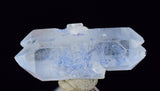 1.5Carats BLUE DUMORTIERITE in QUARTZ Bi Terminal  Gem Acicular Pendant Cabochon Mineral Specimen U612