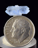 1.5Carats BLUE DUMORTIERITE in QUARTZ Bi Terminal  Gem Acicular Pendant Cabochon Mineral Specimen U612