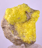 10.6cms SULPHUR NATURAL CRYSTALS Bolivia El Desierto Mine Potosi Mineral Specimen Collector Y101
