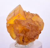 3.4cms GEM YELLOW FLUORITE Shiny Crystal Ahouli Morocco Mineral Specimen K95