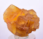 3.4cms GEM YELLOW FLUORITE Shiny Crystal Ahouli Morocco Mineral Specimen K95