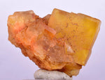 3.9cms GEM YELLOW FLUORITE Shiny Crystal Ahouli Morocco Mineral Specimen K96