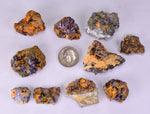 Lot 10 RARE WULFENITE FLUORITE Mimetite Mini Crystals Alamo Arizona usa Y102