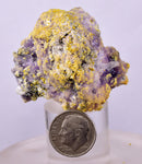 4.6cms COQUIMBITE ALUNOGEN CRYSTAL Romerite Copiatite Chalcantite Mineral Specimen U620