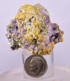 4.6cms COQUIMBITE ALUNOGEN CRYSTAL Romerite Copiatite Chalcantite Mineral Specimen U620