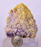 5.6cms COQUIMBITE ALUNOGEN CRYSTAL Romerite Copiatite Chalcantite Mineral Specimen U621