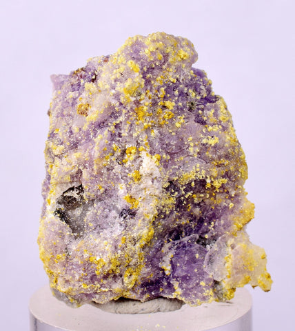 3.1cms COQUIMBITE ALUNOGEN CRYSTAL Romerite Copiatite Chalcantite Mineral Specimen U623