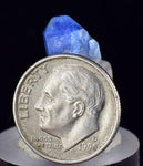 2.5Carats BLUE DUMORTIERITE in QUARTZ  Gem Acicular Pendant Cabochon Mineral Specimen U609