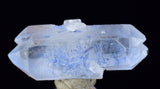 1.5Carats BLUE DUMORTIERITE in QUARTZ Bi Terminal  Gem Acicular Pendant Cabochon Mineral Specimen U612
