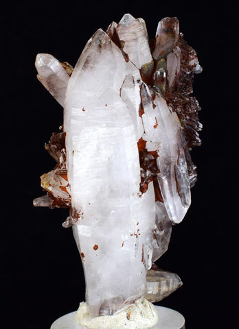5.7cms  HEMATOID QUARTZ GOETHITE Rare Shiny Crystal Mineral Specimen Q393