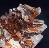 5.7cms  HEMATOID QUARTZ GOETHITE Rare Shiny Crystal Mineral Specimen Q393