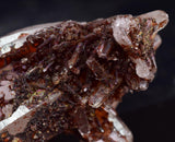 5.7cms  HEMATOID QUARTZ GOETHITE Rare Shiny Crystal Mineral Specimen Q393