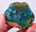 97grs GEM SILICA CHRYSOCOLLA Emeraldine Lily Mine Peru Scenic Quartz Malachite Chalcedony Emerald Jade Color S150